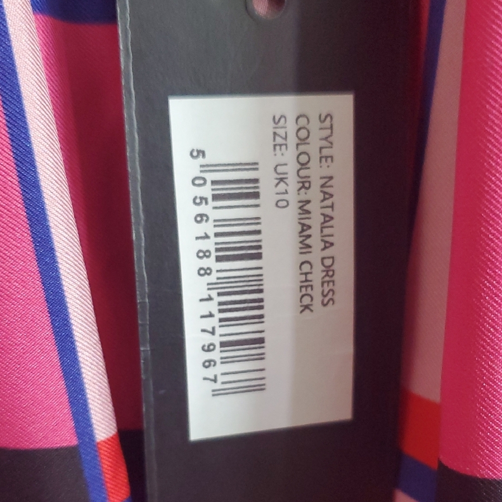 Paper Londo. Brand Chic Striped Maxi Dress in Pink and Blue - Picture 3 of 9